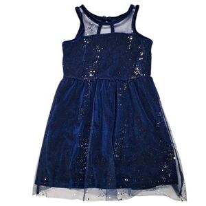 Appaman Navy Sparkle Dress Size 4T